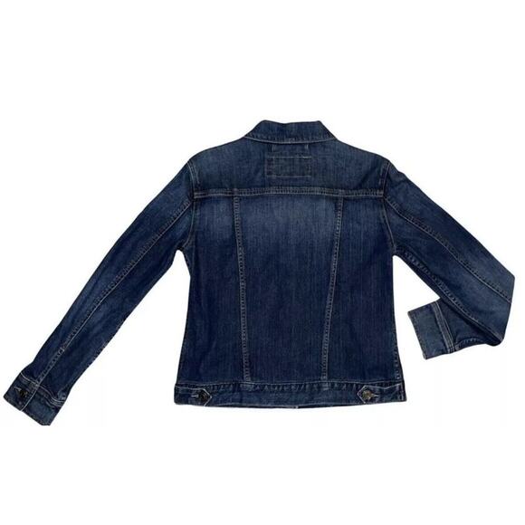 Eddie Bauer Women's Denim Jacket Size Small Trucker Biker Pockets Classic EUC - Picture 5 of 6